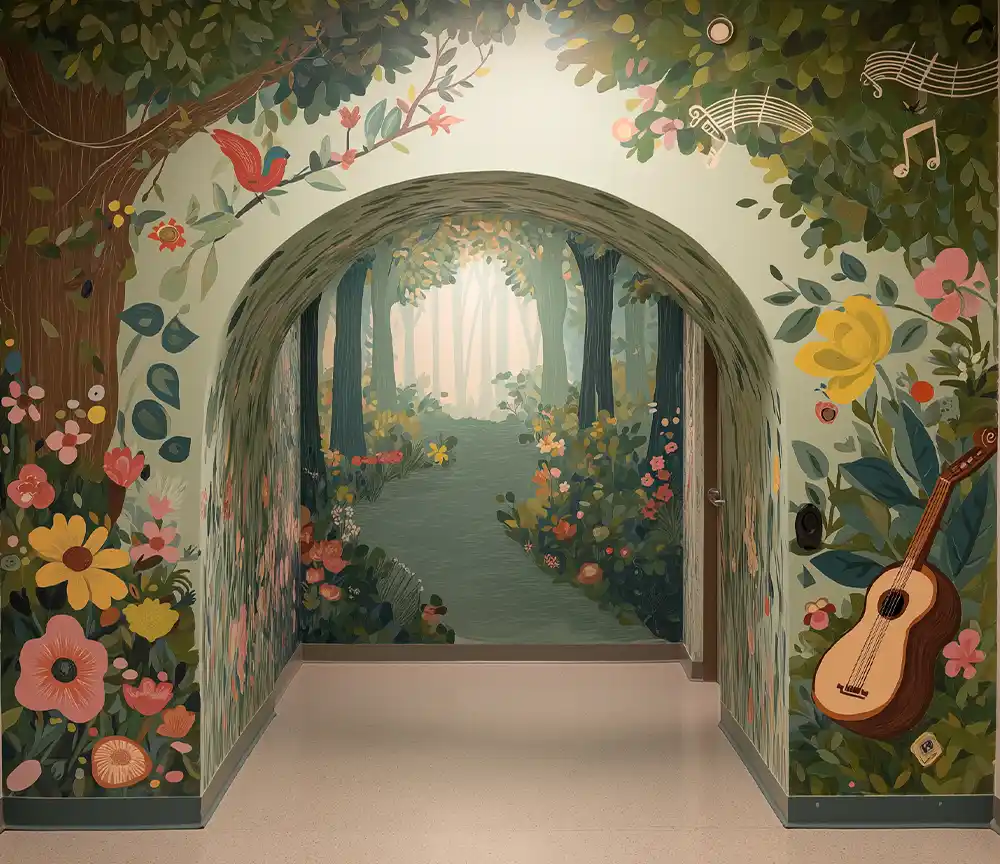 Wallpaper in Nursery